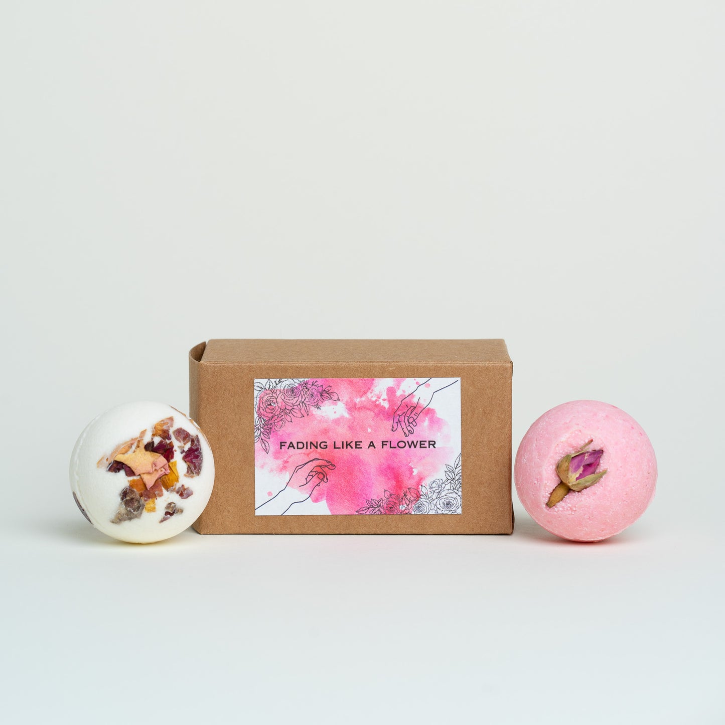 Fading like a flower - creamy bath bombs