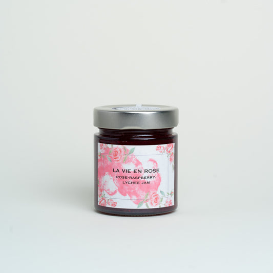 La vie en rose - Confiture rose-framboise-litchi